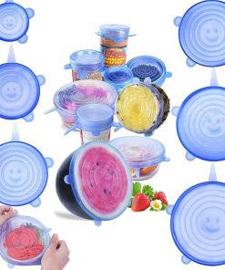 درپوش سیلیکونی محافظ غذا السا بسته 6 عددی