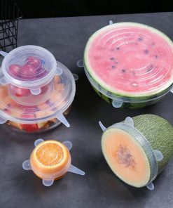 درپوش سیلیکونی محافظ غذا السا بسته 6 عددی