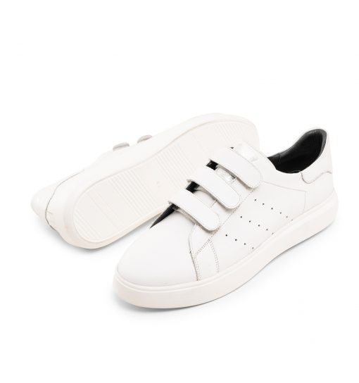 کفش روزمره مردانه Adidas چرم مصنوعی سفید مدل 46476 - 1