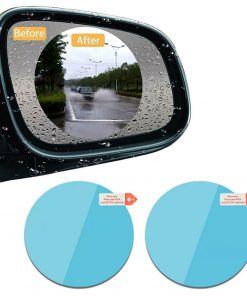 برچسب نانو آب گریز آینه بغل خودرو مدل Anti Fog بسته 2 عددی