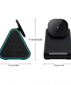 شارژر وایرلس گرین لاین مدل Green lion mag trio/speaker/charger/stand مدل 46641 - 2