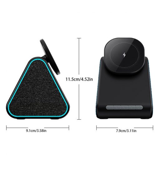 شارژر وایرلس گرین لاین مدل Green lion mag trio/speaker/charger/stand مدل 46641 - 2