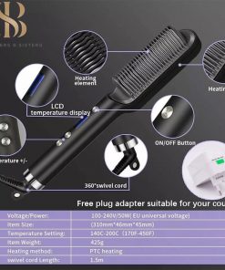 برس حرارتی حالت دهنده مو مدل HQT-909B
