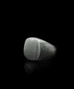 انگشتر مردانه مشکی مدل Mont Blanc