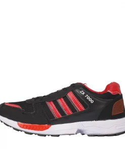 کفش ورزشی مردانه مشکی قرمز مدل ZX7000