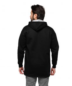 هودی مردانه کلاه دار مشکی ساده Versace مدل 46655 - 1