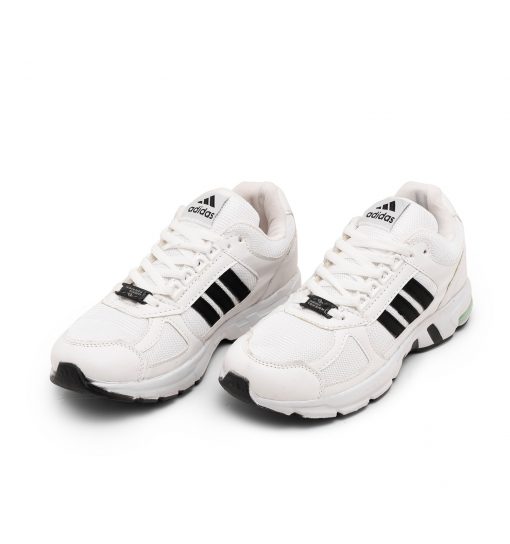 کفش اسپرت Adidas مردانه سفید مشکی بندی مدل 46528