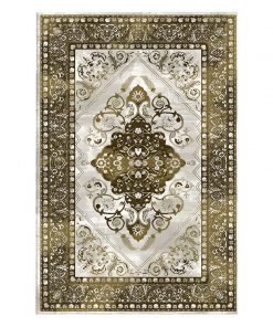 فرش مخمل نادی طرح سنتی کد O106