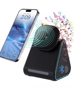 شارژر وایرلس گرین لاین مدل Green lion mag trio/speaker/charger/stand مدل 46641 - 1