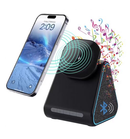شارژر وایرلس گرین لاین مدل Green lion mag trio/speaker/charger/stand مدل 46641 - 1