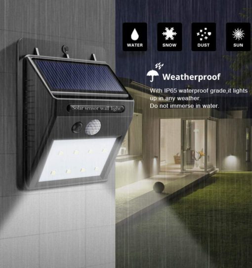 چراغ ال ای دی خورشیدی Solar Wall Light مدل 46637 - 4