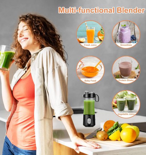 آبمیوه گیر و مخلوط کن قابل حمل گرین لاین Green Lion Blend Mate Portable Juicer مدل 46583 - 5