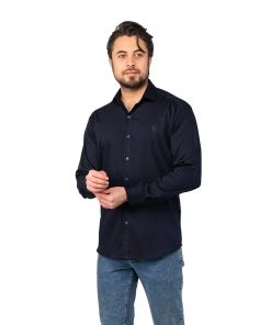 پیراهن مردانه آستین بلند ساده Polo مدل 46771