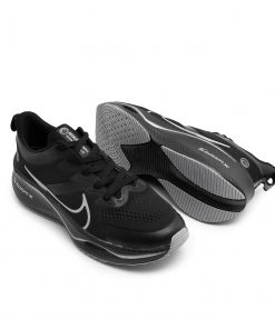 کفش اسپرت Nike مردانه مشکی طوسی بندی مدل 46611 - 1