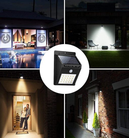 چراغ ال ای دی خورشیدی Solar Wall Light مدل 46637 - 5