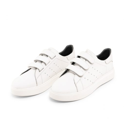 کفش روزمره مردانه Adidas چرم مصنوعی سفید مدل 46476