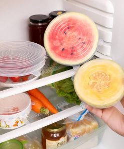 درپوش سیلیکونی محافظ غذا السا بسته 6 عددی