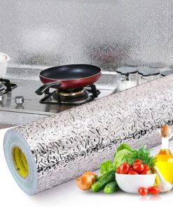 فویل چسبی کابینت طرح نقره ای 3 متری
