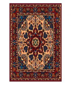 فرش مخمل نادی طرح سنتی کد O100