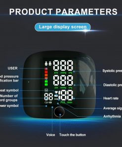 فشارسنج شارژی مچی با نمایشگر دیجیتال E Bestin WEB 506 مدل 46515 - 5