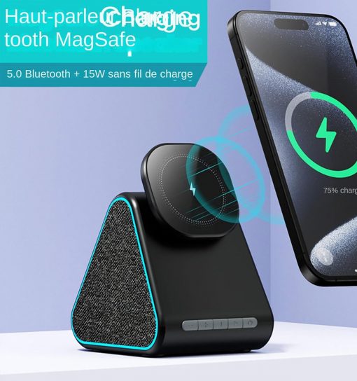 شارژر وایرلس گرین لاین مدل Green lion mag trio/speaker/charger/stand مدل 46641 - 4
