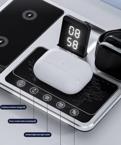 استند و شارژر وایرلس گرین لاین Green Lion 4 in 1 Wireless Charging Station مدل 46521 - 1