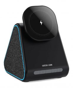 شارژر وایرلس گرین لاین مدل Green lion mag trio/speaker/charger/stand مدل 46641
