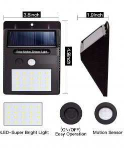 چراغ ال ای دی خورشیدی Solar Wall Light مدل 46637 - 2