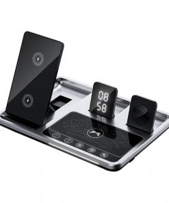 استند و شارژر وایرلس گرین لاین Green Lion 4 in 1 Wireless Charging Station مدل 46521