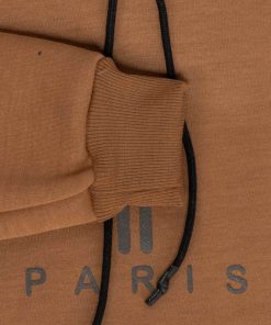 هودی مردانه کلاه دار ساده Paris مدل 46674 - 1