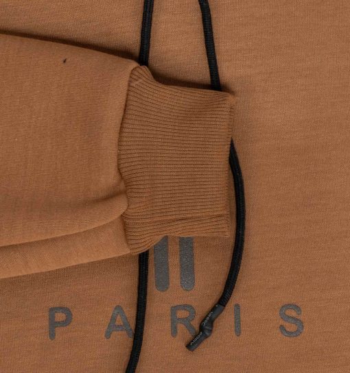 هودی مردانه کلاه دار ساده Paris مدل 46674 - 1