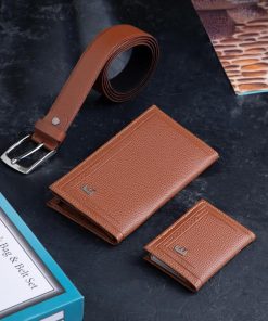 ست چرمی مردانه Dunhill_Honey مدل 3439
