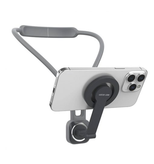هولدر گردنی مگ سیف سیلیکونی موبایل گرین لاین Green Lion MagSafe Neck Phone Holder GHL-06 مدل 46836