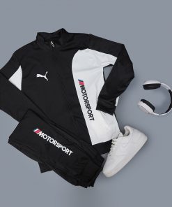 ست سوئیشرت شلوار مردانه مشکی مدل MotorSport