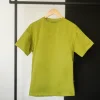 تیشرت ساده سبز مردانه مدل Vala