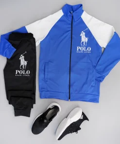 ست سوییشرت شلوار polo مردانه آبی تیره مدل Zarya