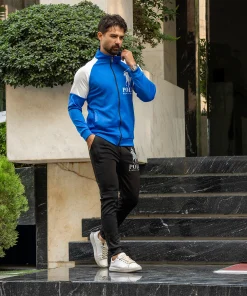 ست سوییشرت شلوار polo مردانه آبی تیره مدل Zarya