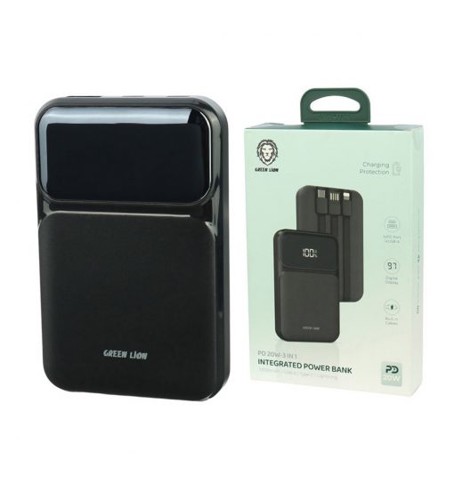 پاوربانک قابل حمل گرین لاین INTEGRATED GL-PB36 ظرفیت 10000 میلی آمپر ساعت مدل 46793 - 5