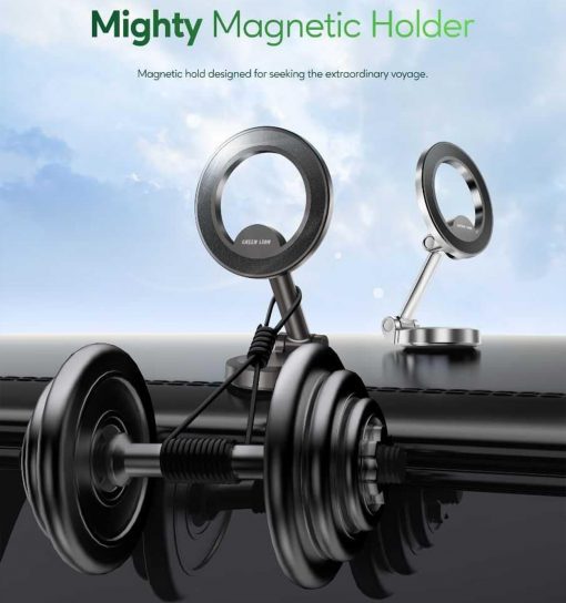 هولدر گوشی موبایل گرین لاین Green Lion Maghold 360 Car Mount مدل 46788 - 6