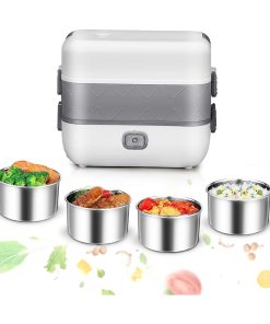 ظرف غذای برقی لانچ باکس 2 طبقه مدل 47053 - 2