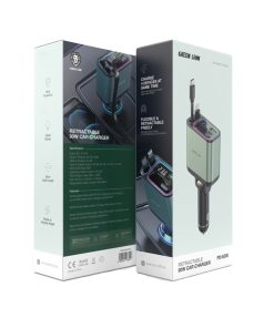 شارژر فندکی گرین لاین Green Lion Retractable 90W Car Charger مدل 47241 - 7