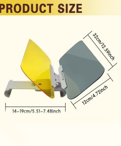 آفتاب گیر و دید در شب خودرو Hd Visor مدل 46734 - 3
