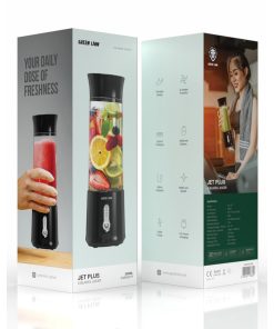 آبمیوه گیر و مخلوط کن قابل حمل گرین لاین Green Lion 120W JET PLUS 6 Bladed Juicer  مدل 47232 - 7