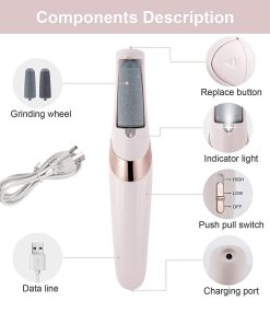 سنگ پا برقی شارژی pretty gril foot مدل 43082 - 7