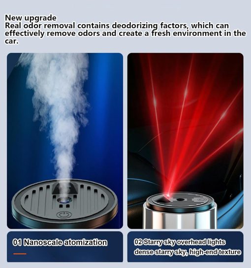دستگاه بخور ساز و خوشبو کننده خودرو carystar aroma diffuser مدل 47258 - 4