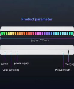 رقص نور اکولایزر حساس به صدا مدل RGB LED