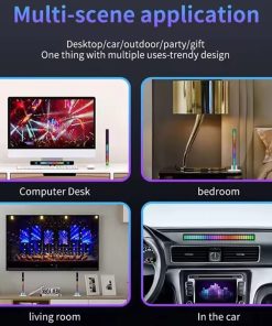 رقص نور اکولایزر حساس به صدا مدل RGB LED