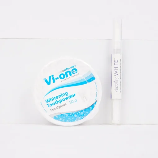 پکیج سفید کننده دندان ( قلم Dazzling White  پودر Vi-ONE)