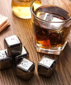 یخ مکعبی تمام استیل بسته 4 عددی