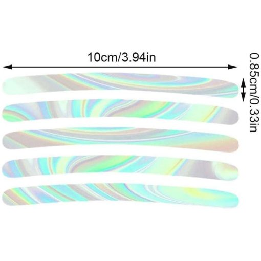 برچسب شبرنگ چرخ خودرو Fluorescent مدل 3582